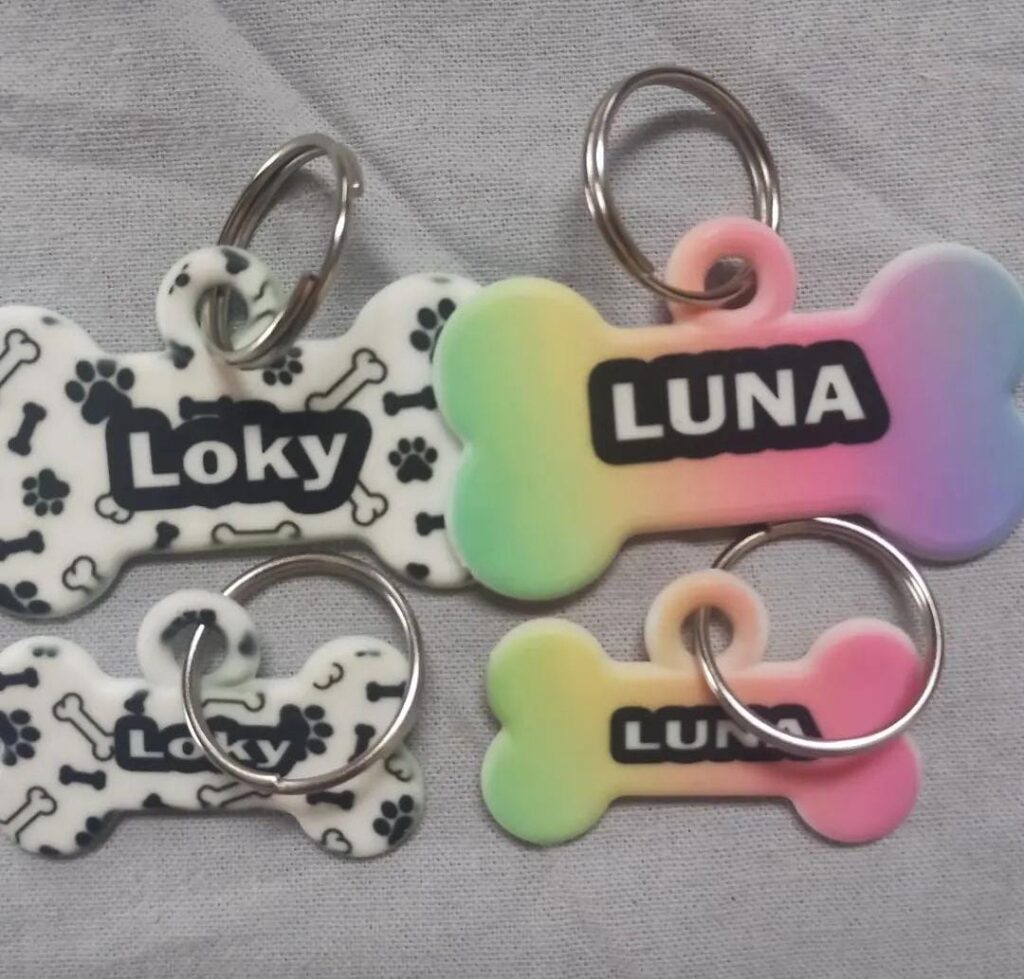 placa_personalizada_hueso_2 placas para mascotas personalizados
