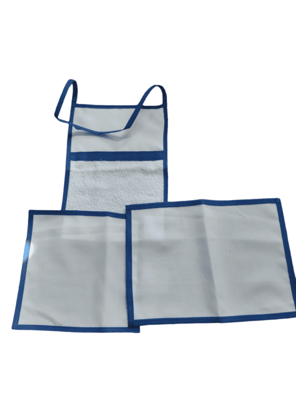 set de jardin escolar color azul para personalizar