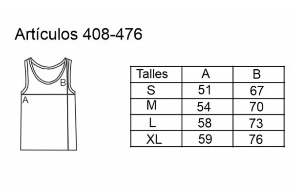 Musculosa Adulto Polyester Melange / Blanco - Personalizable - Imagen 3